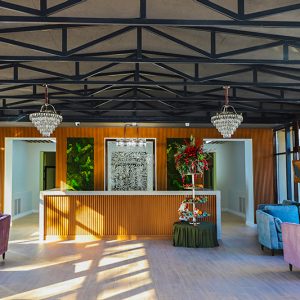 Холл в санатории Пятигорье в городе Пятигорске - фотография