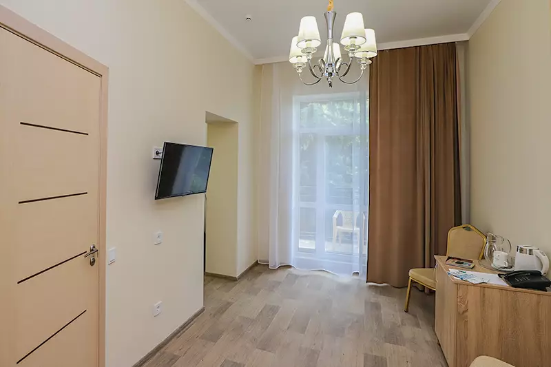 Холл в санатории Пятигорье в городе Пятигорске - фотография