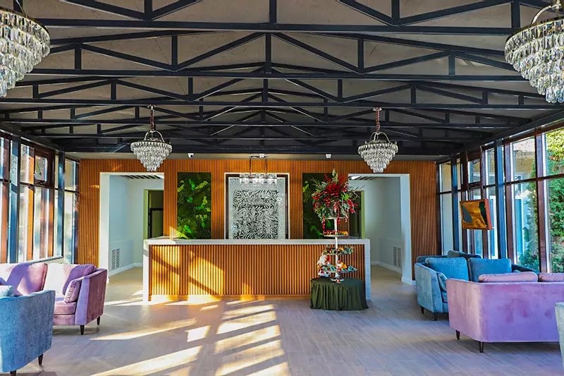 Холл в санатории Пятигорье в городе Пятигорске - фотография